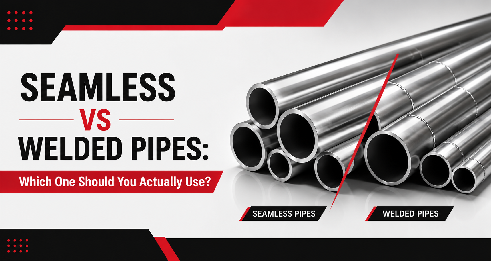 Seamless vs Welded Pipes